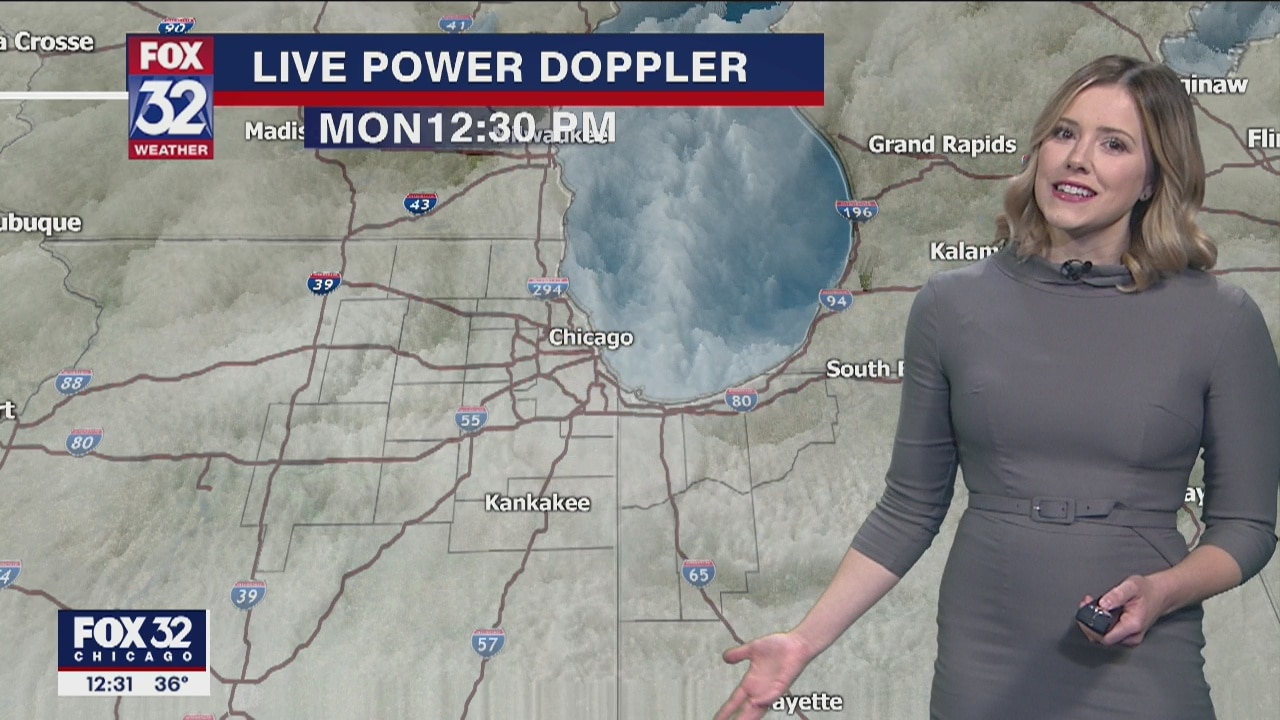 Afternoon forecast for Chicagoland on March 23rd