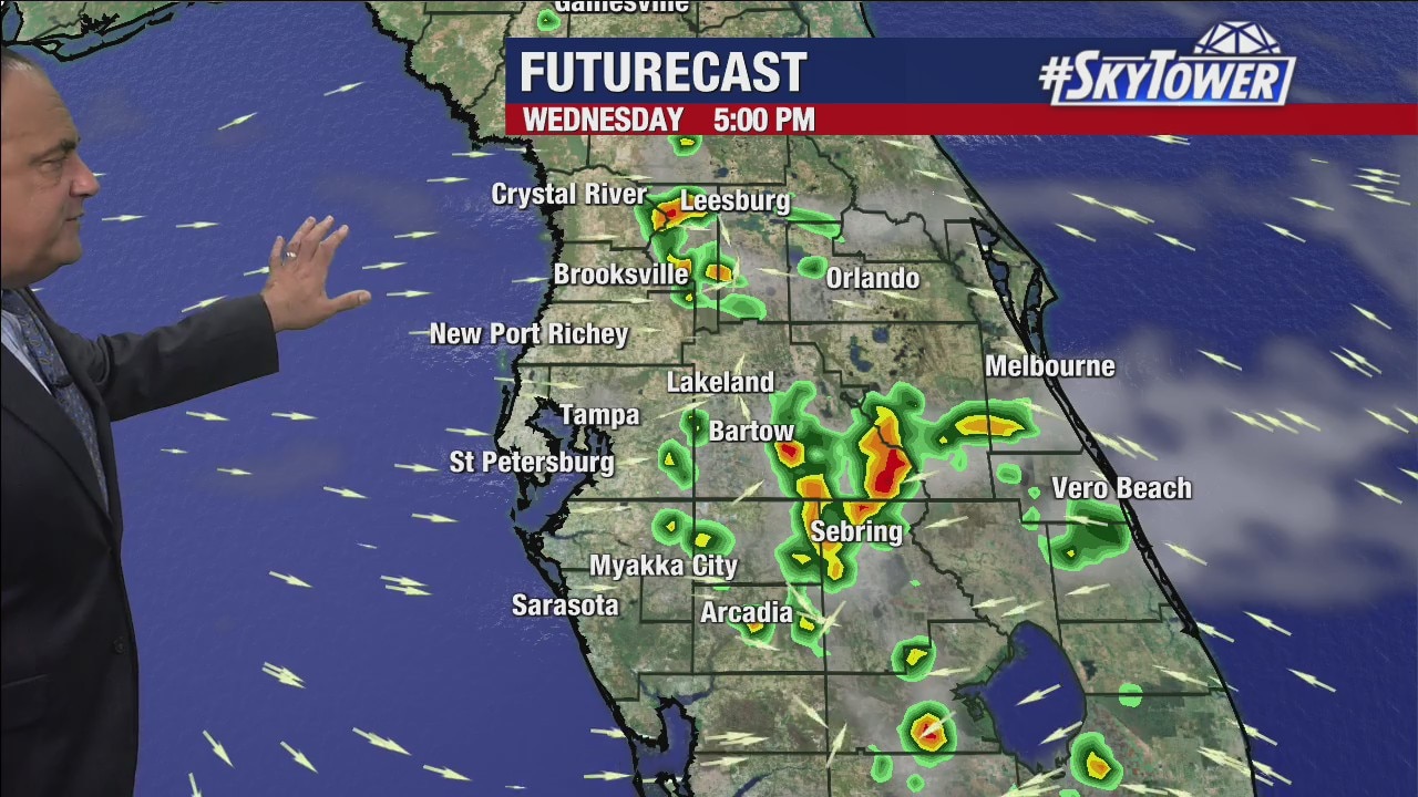 Wednesday evening forecast