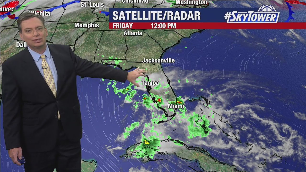 Friday afternoon forecast