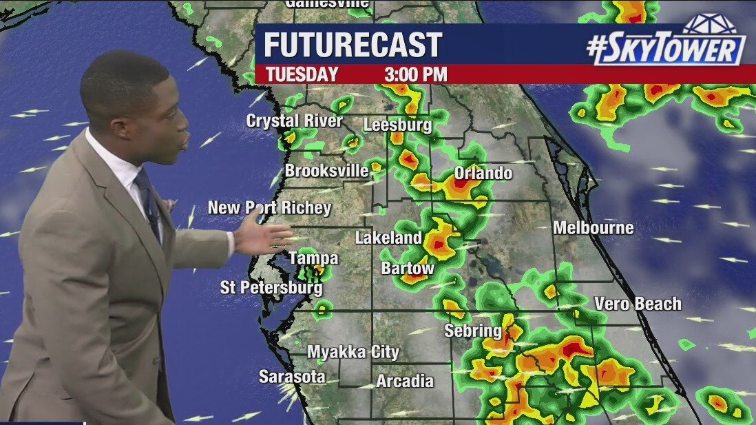 Tuesday afternoon forecast