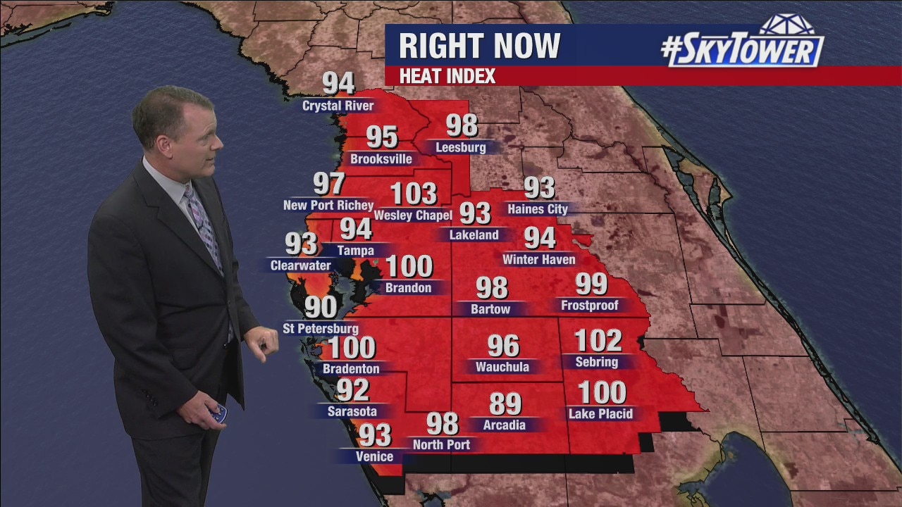 Monday afternoon forecast