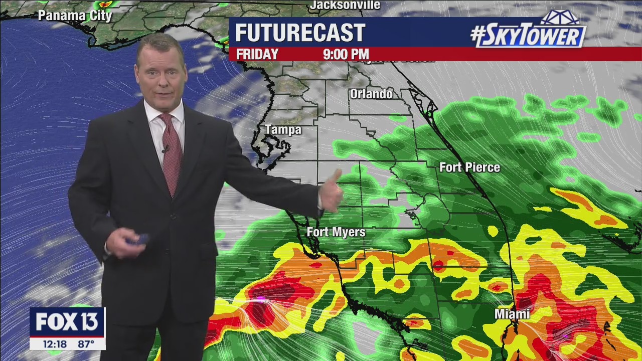 Thursday afternoon weathercast