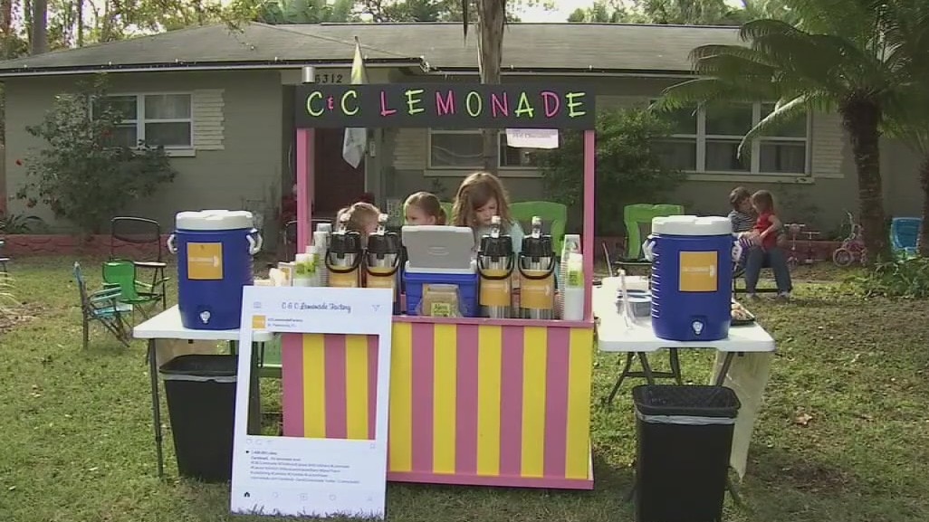 Little girl's lemonade stand fundraiser for cancer research enters sixth year