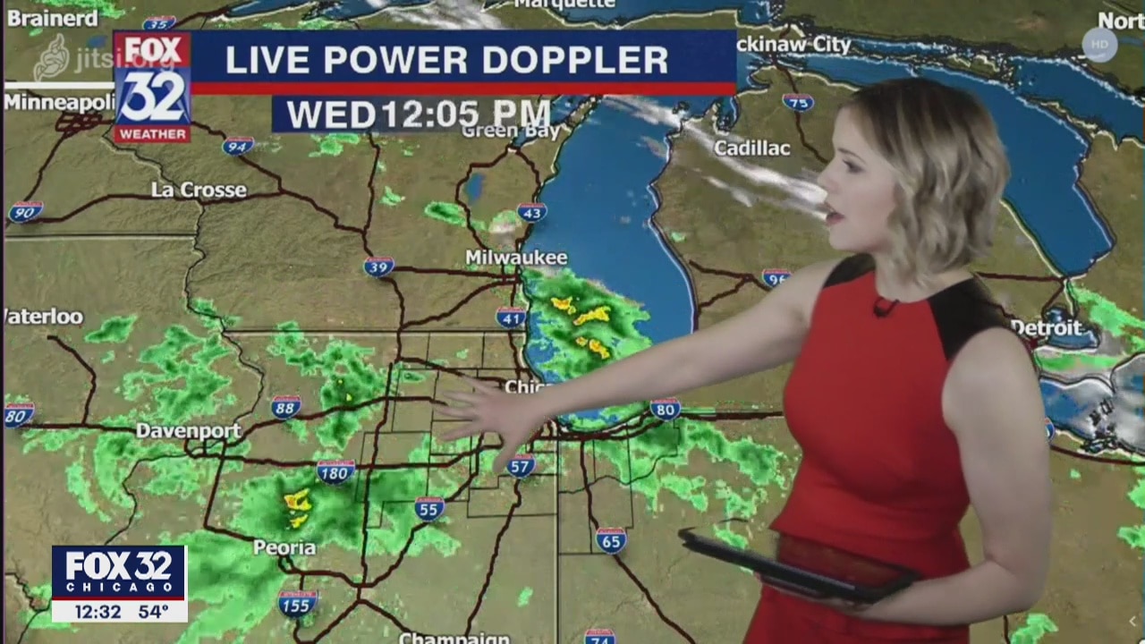 Afternoon forecast for Chicagoland on April 22nd