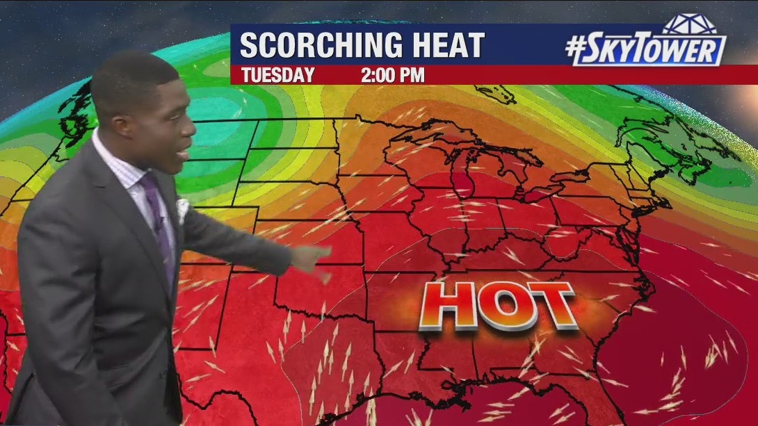 Monday morning forecast