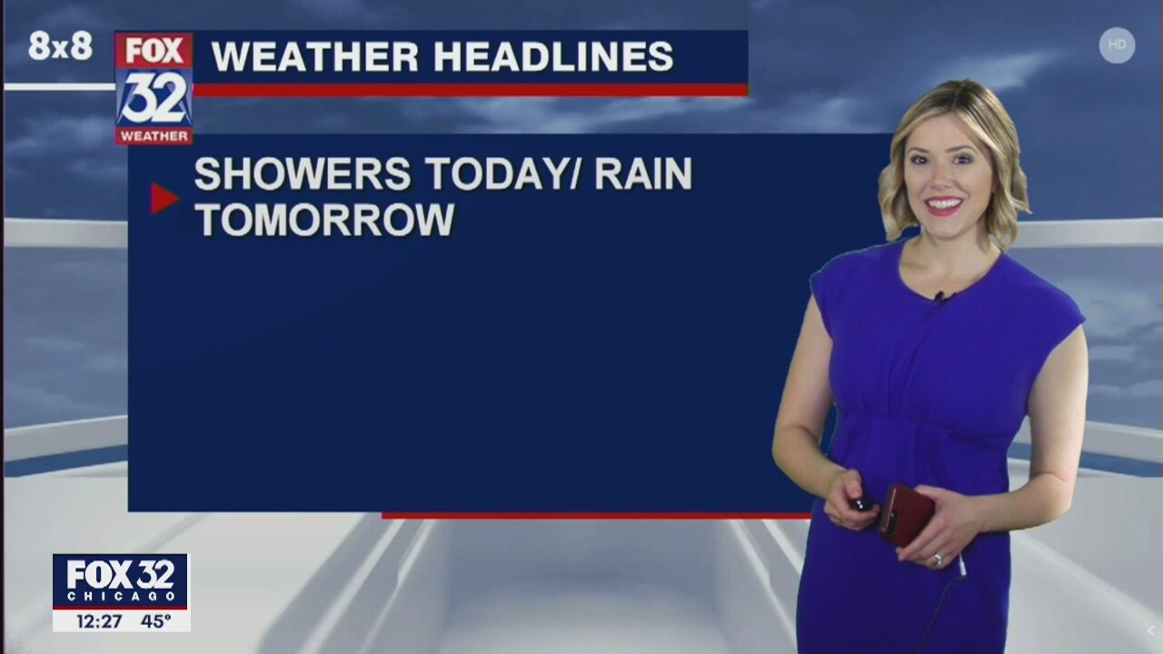 Afternoon forecast for Chicagoland on April 24th