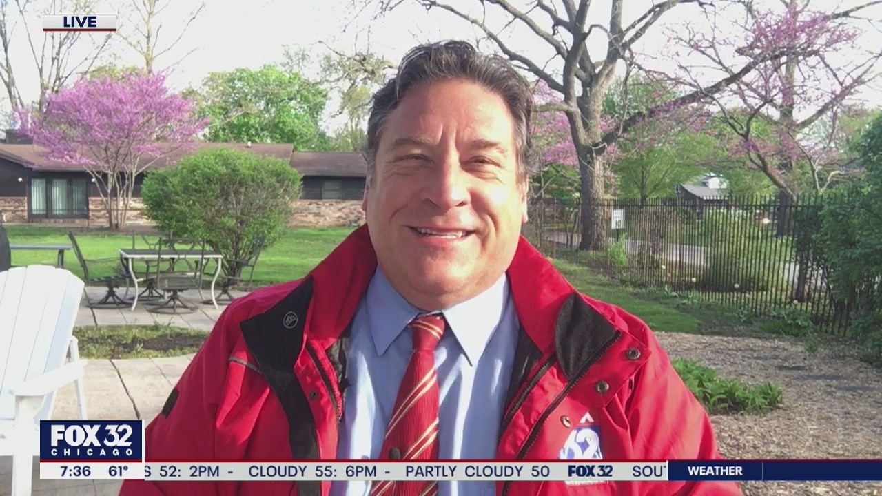 8 a.m. forecast for Chicagoland on May 2