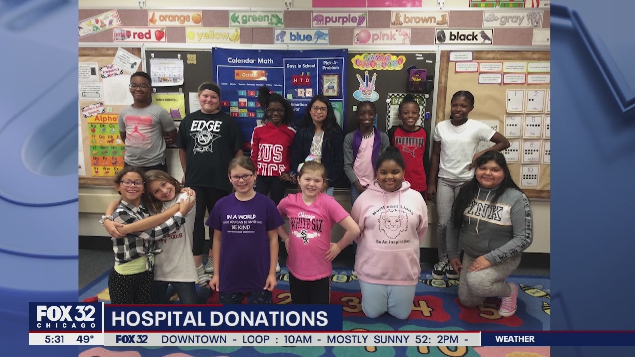 Kids donate to suburban hospital