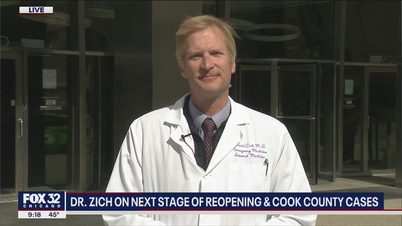 Dr. Zich evaluates the prospects of Illinois reopening in June
