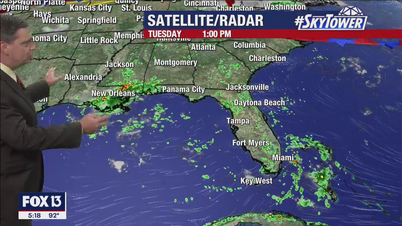 Tuesday evening forecast