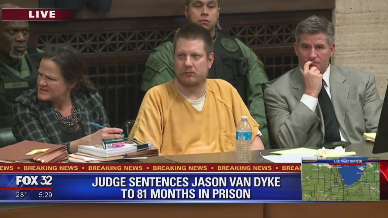 Jason Van Dyke gets nearly 7 years in prison for killing of Laquan McDonald
