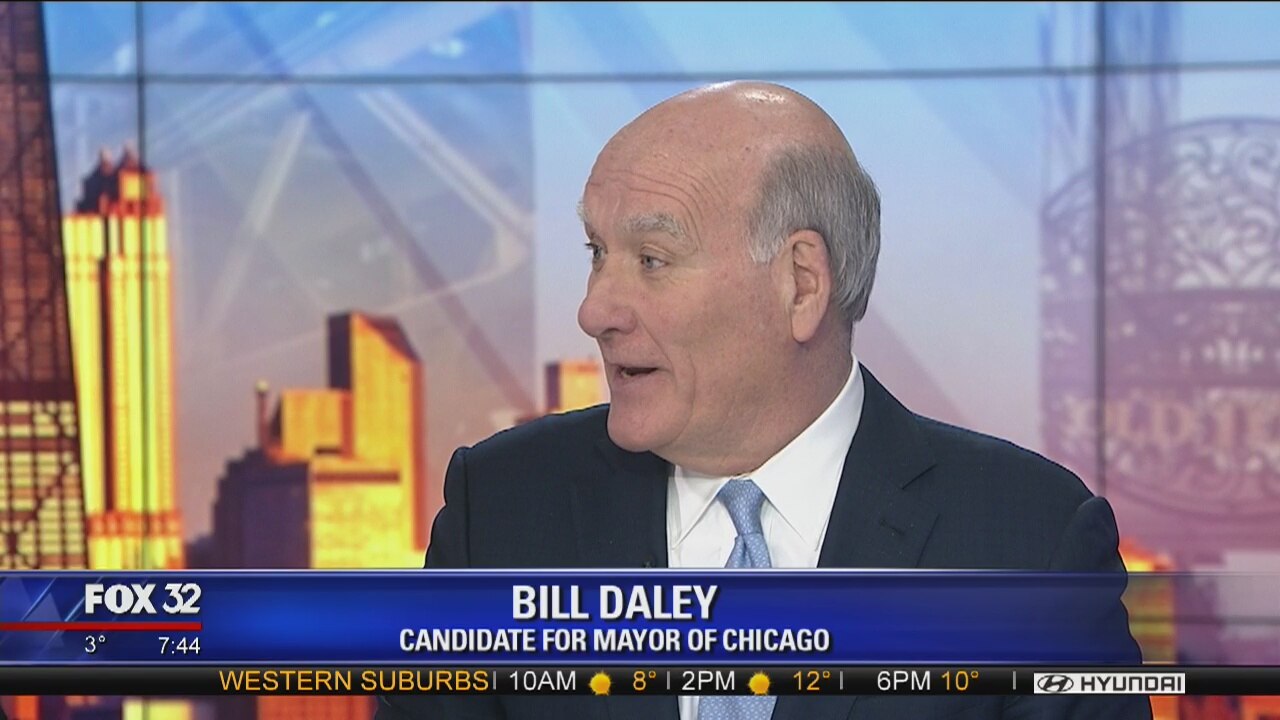 Bill Daley addresses his absence from the first televised mayoral forum