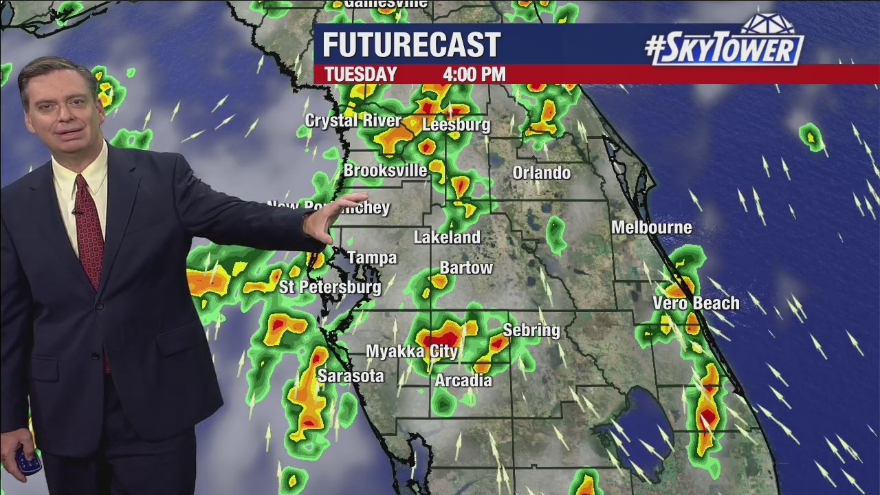 Tuesday afternoon forecast