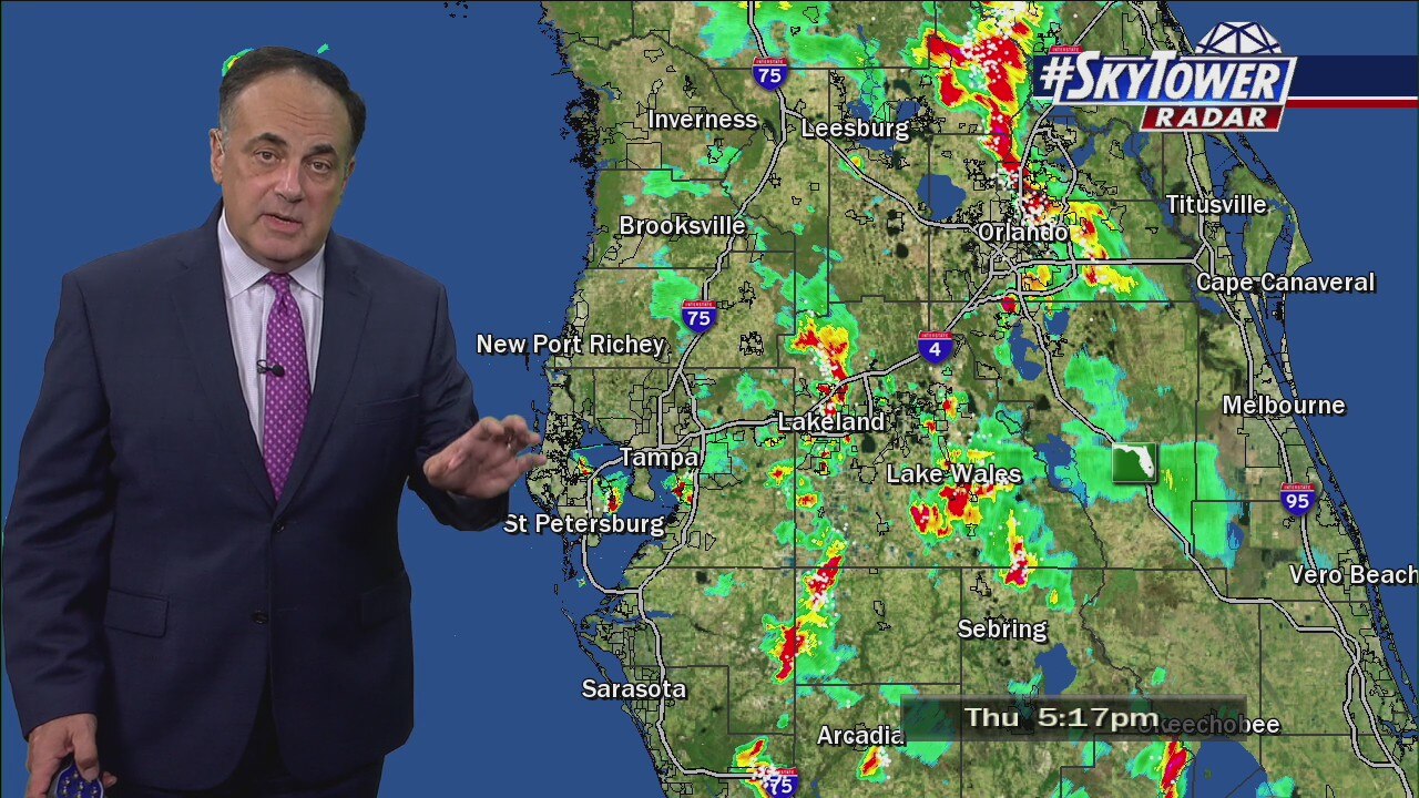 Thursday evening forecast