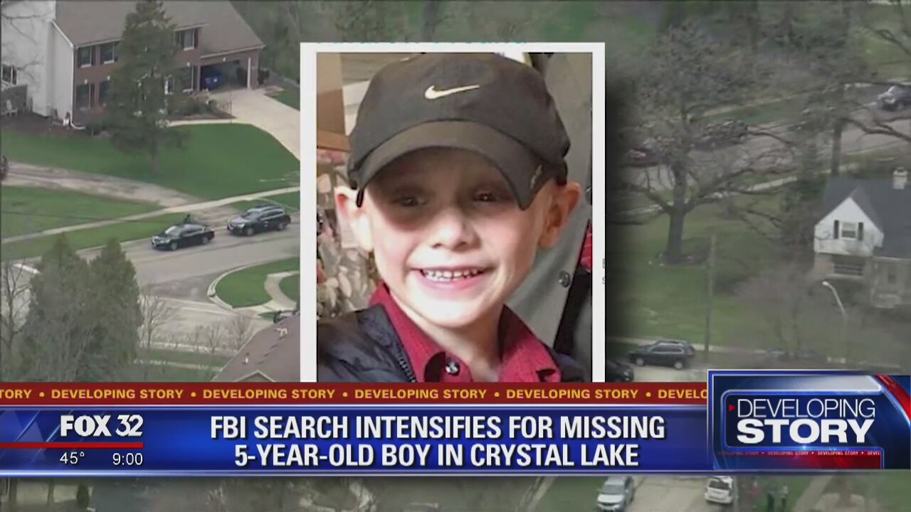 FBI searching for missing 5-year-old from Crystal Lake