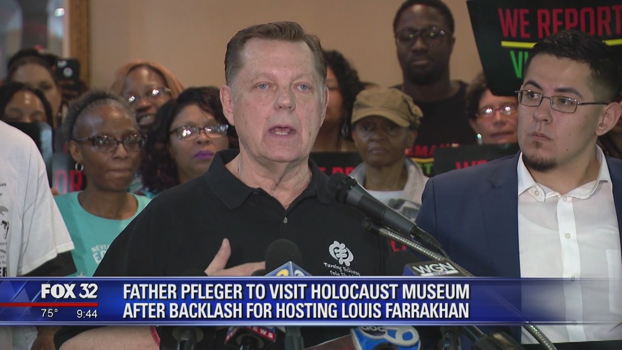 Pfleger to visit Holocaust Museum after backlash for hosting Louis Farrakhan