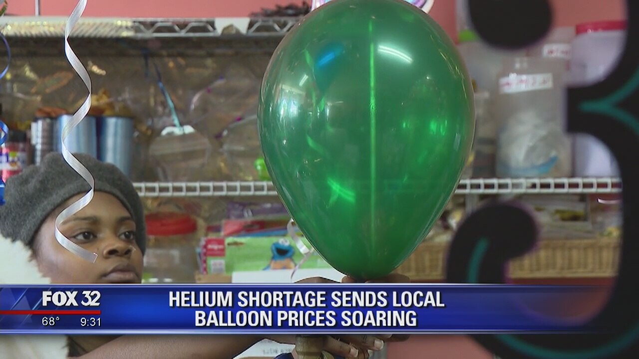 Helium shortage sends local balloon prices soaring