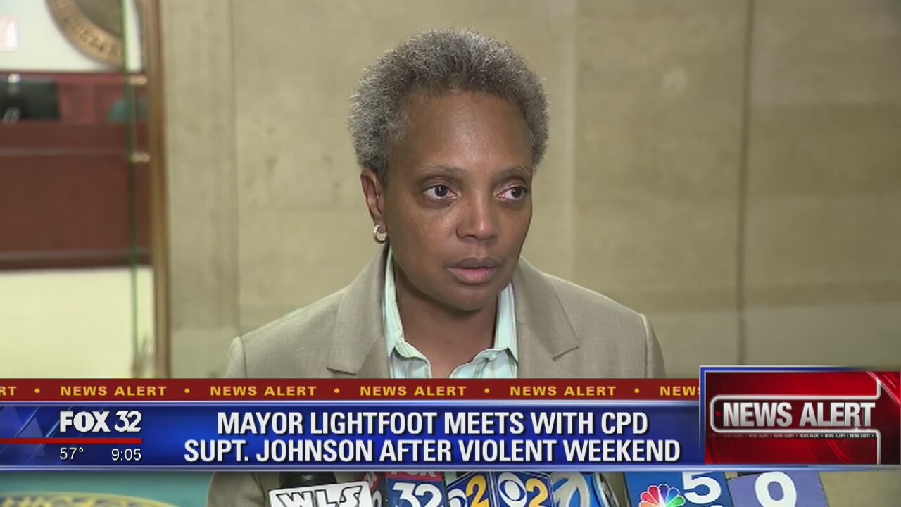 Mayor Lightfoot meets with Police Supt. Johnson after most violent weekend of year in Chicago