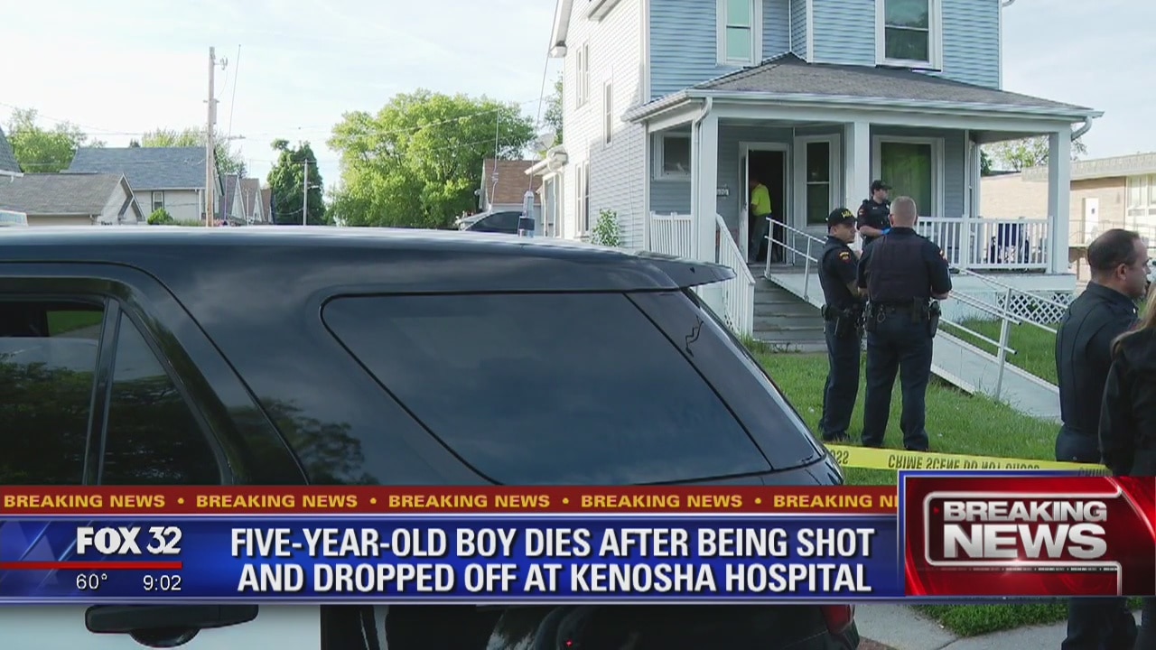 Boy, 5, dies after he was shot in Kenosha, left at hospital