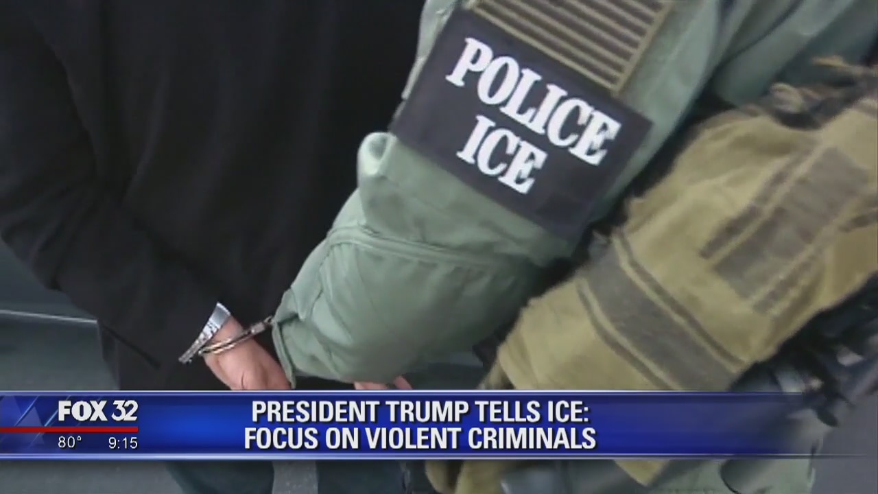 President Trump tells ICE to focus on violent criminals first for deportation