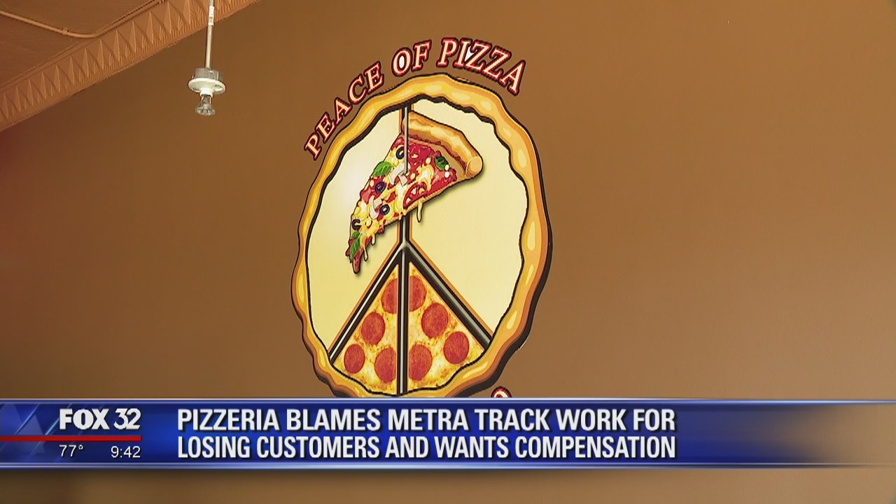 Pizzeria owner says Metra construction derailed her business
