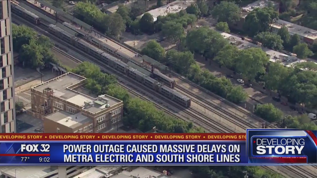 Service restored on Metra Electric after power outage lasting hours