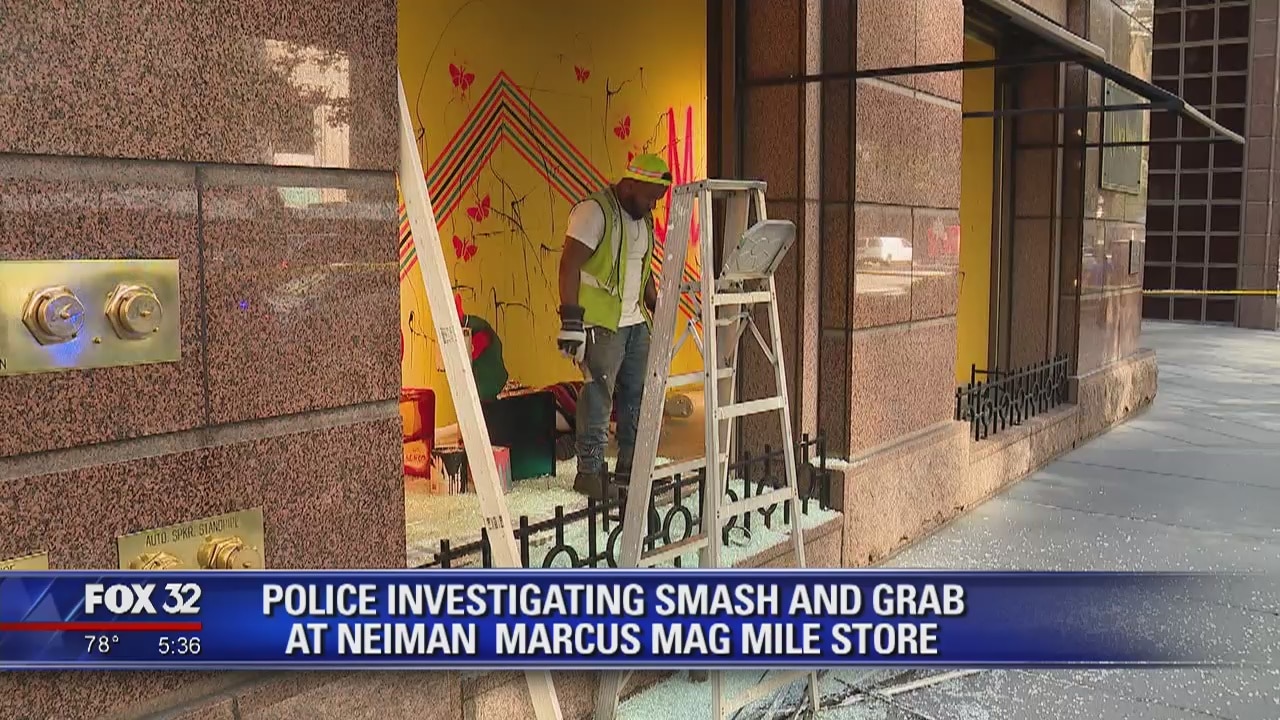 Thieves steal mannequins wearing designer clothes from Mag Mile store
