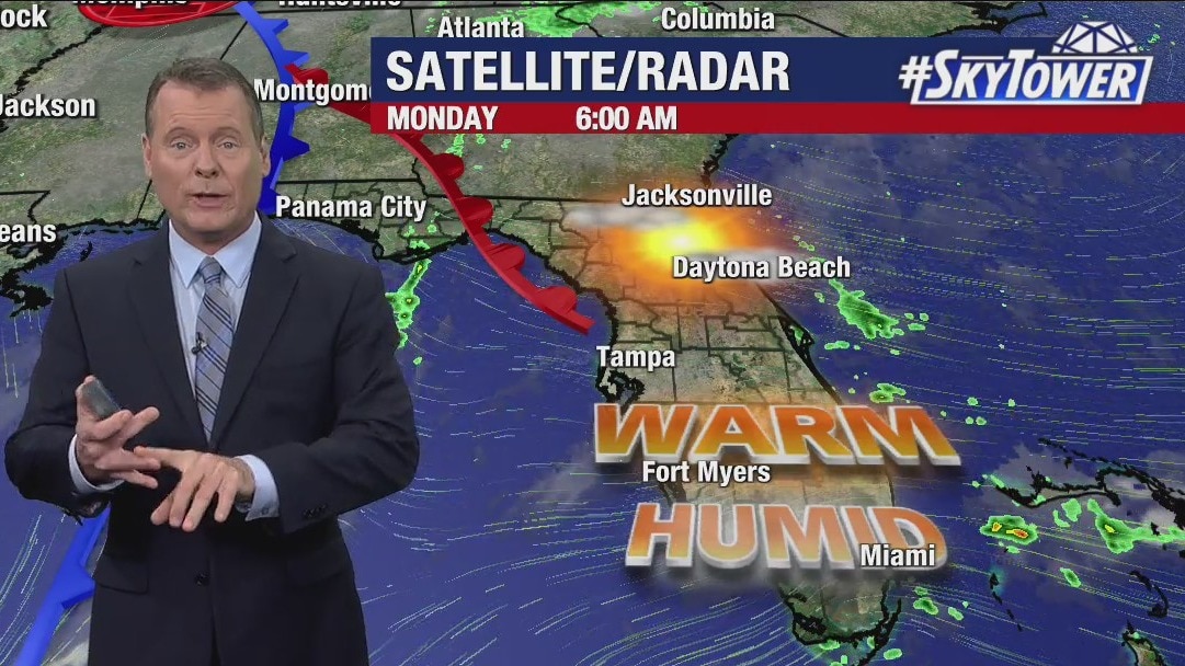 Monday morning forecast