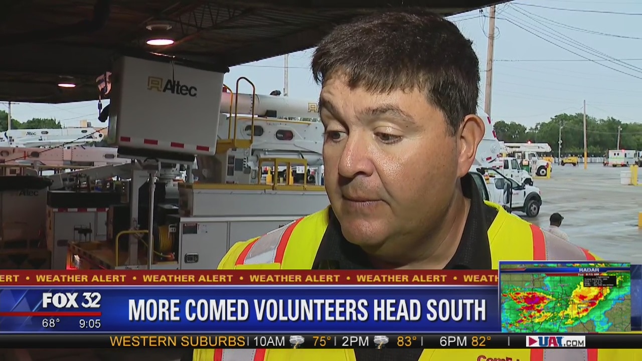 ComEd workers head south to help with hurricane recovery