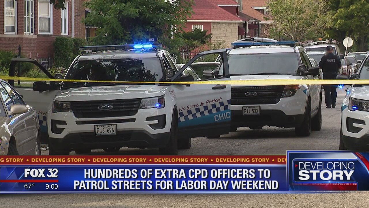 Chicago police boost presence ahead of Labor Day weekend