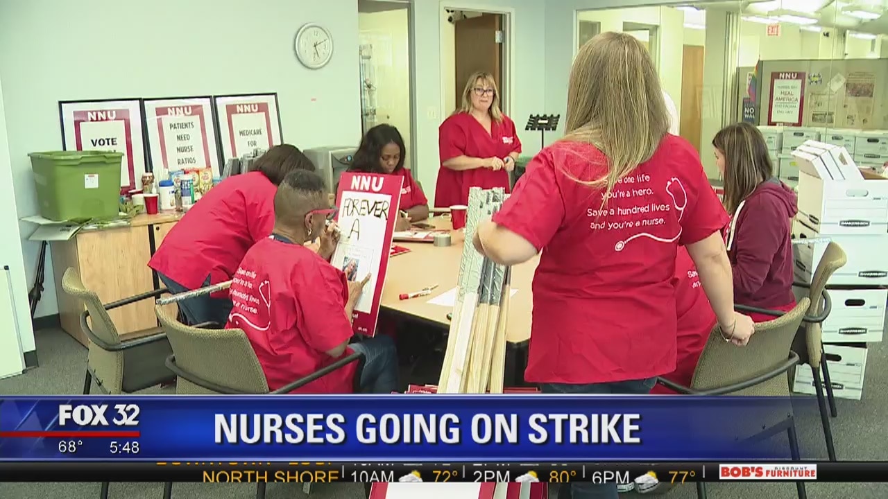 Nurses at University of Chicago Medical Center go on strike Friday