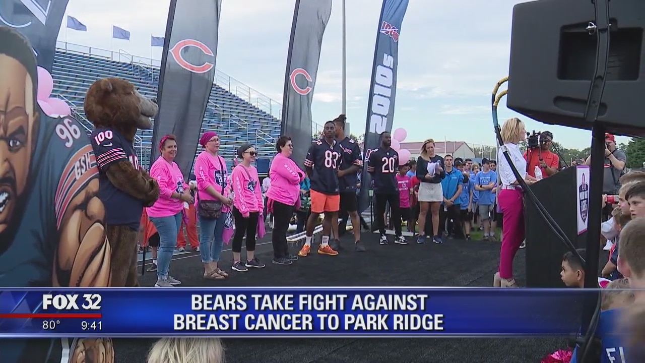 Bears take fight against breast cancer to Park Ridge