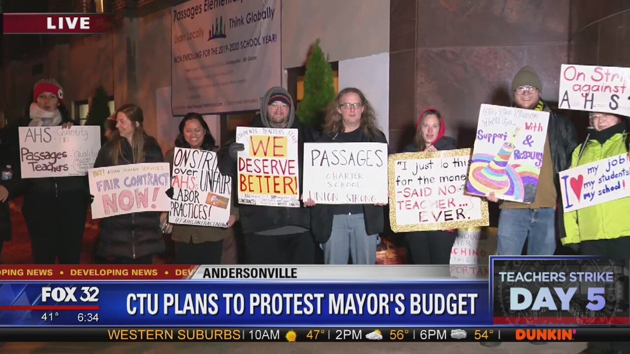 CTU plans to protest outside mayor's budget address