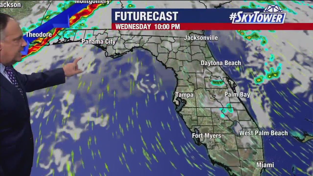 Tuesday evening forecast