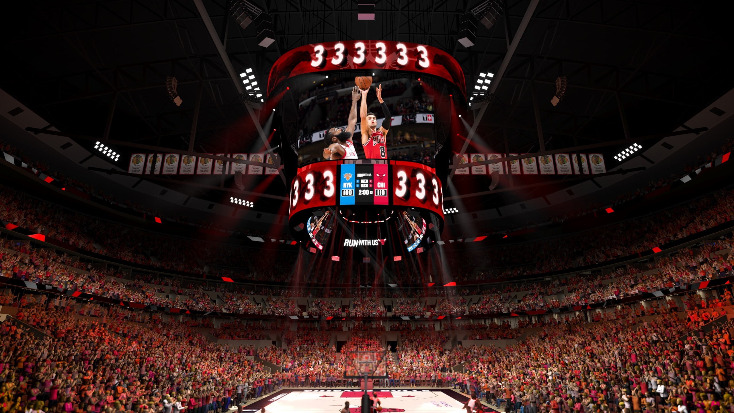 United Center getting new scoreboard for next season