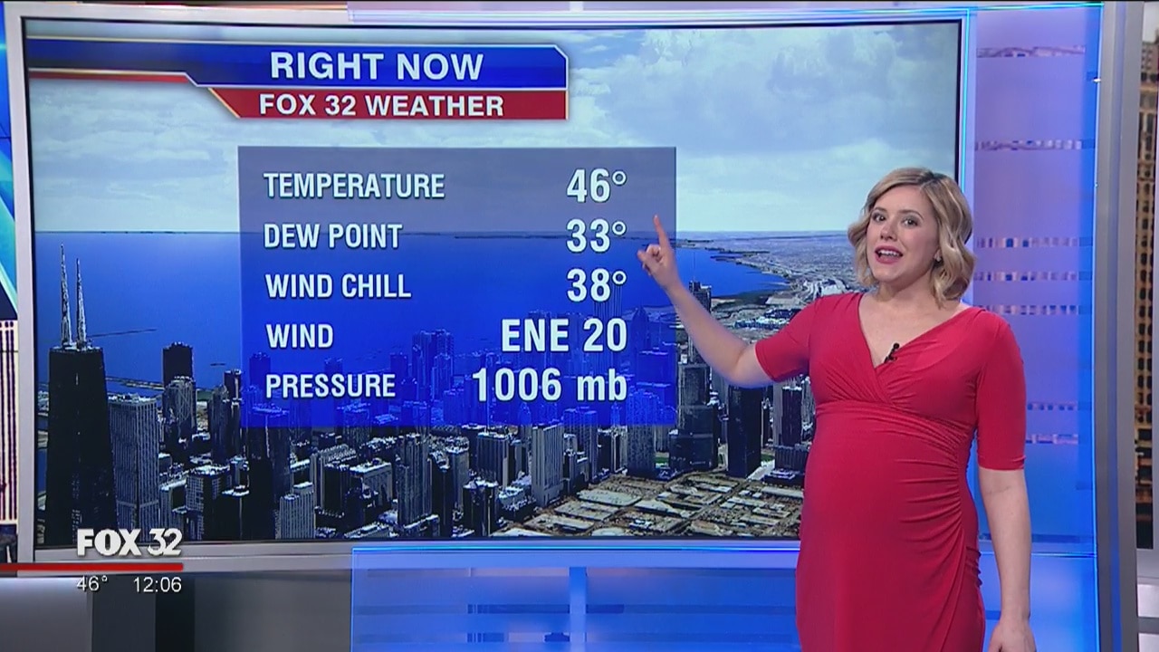 Noon forecast for Chicagoland on April 11th