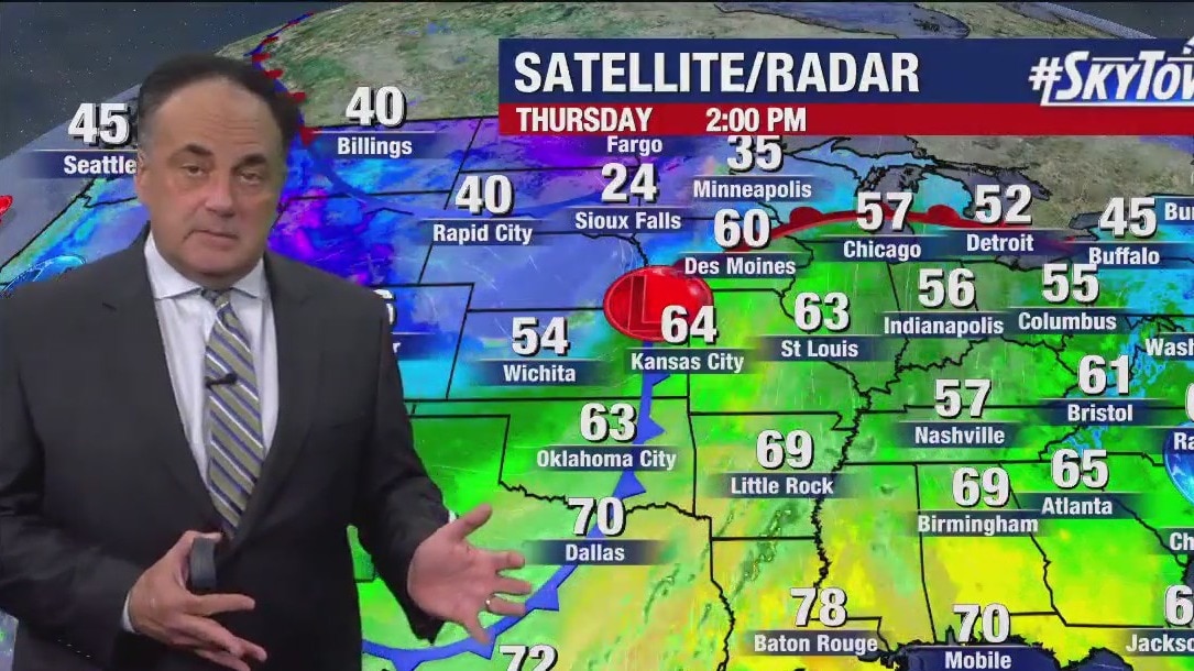 Thursday evening forecast