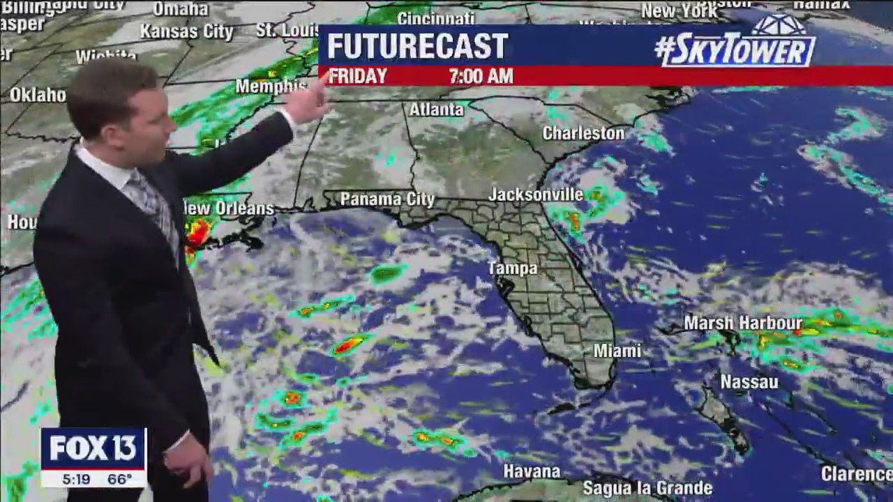 Tuesday evening forecast