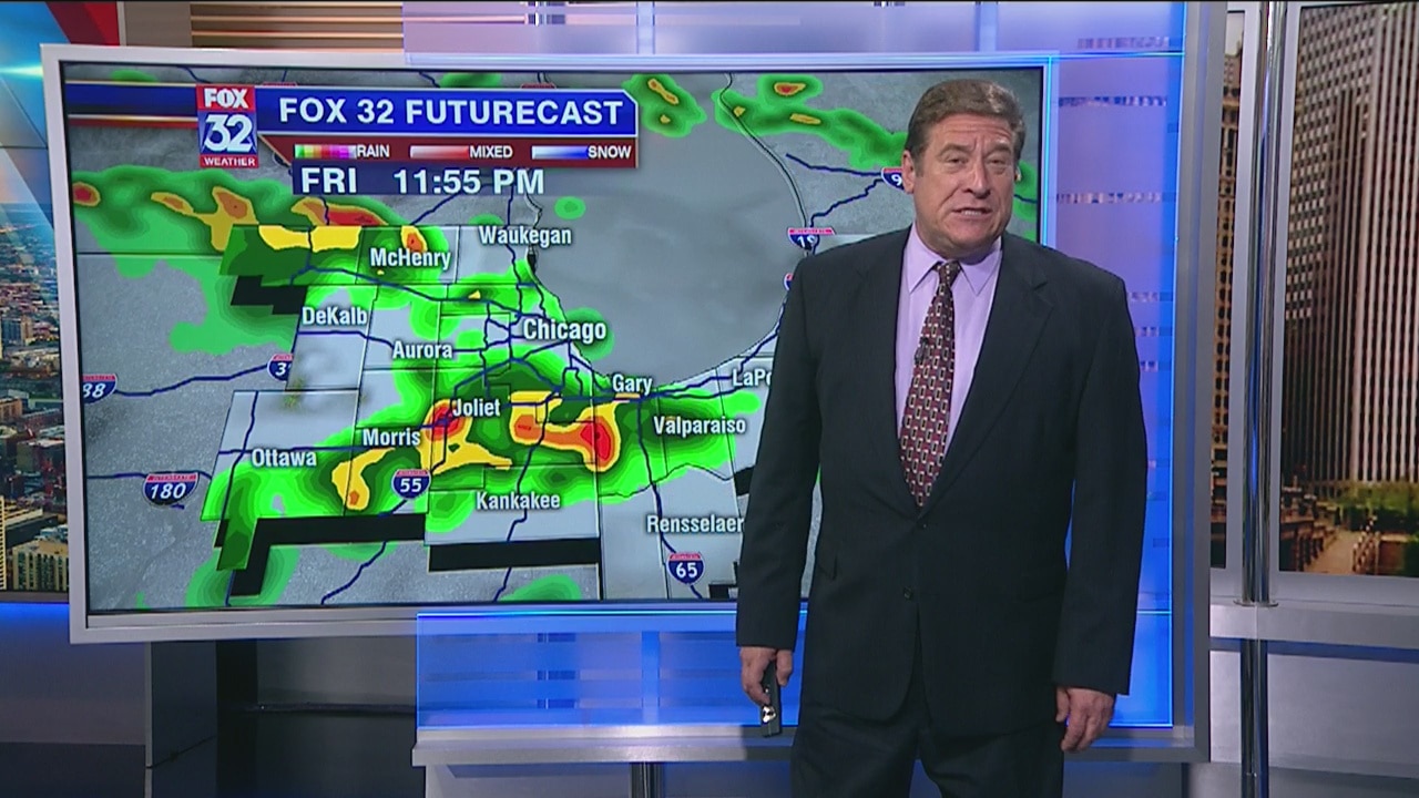 6 p.m. forecast for Chicagoland on May 24th