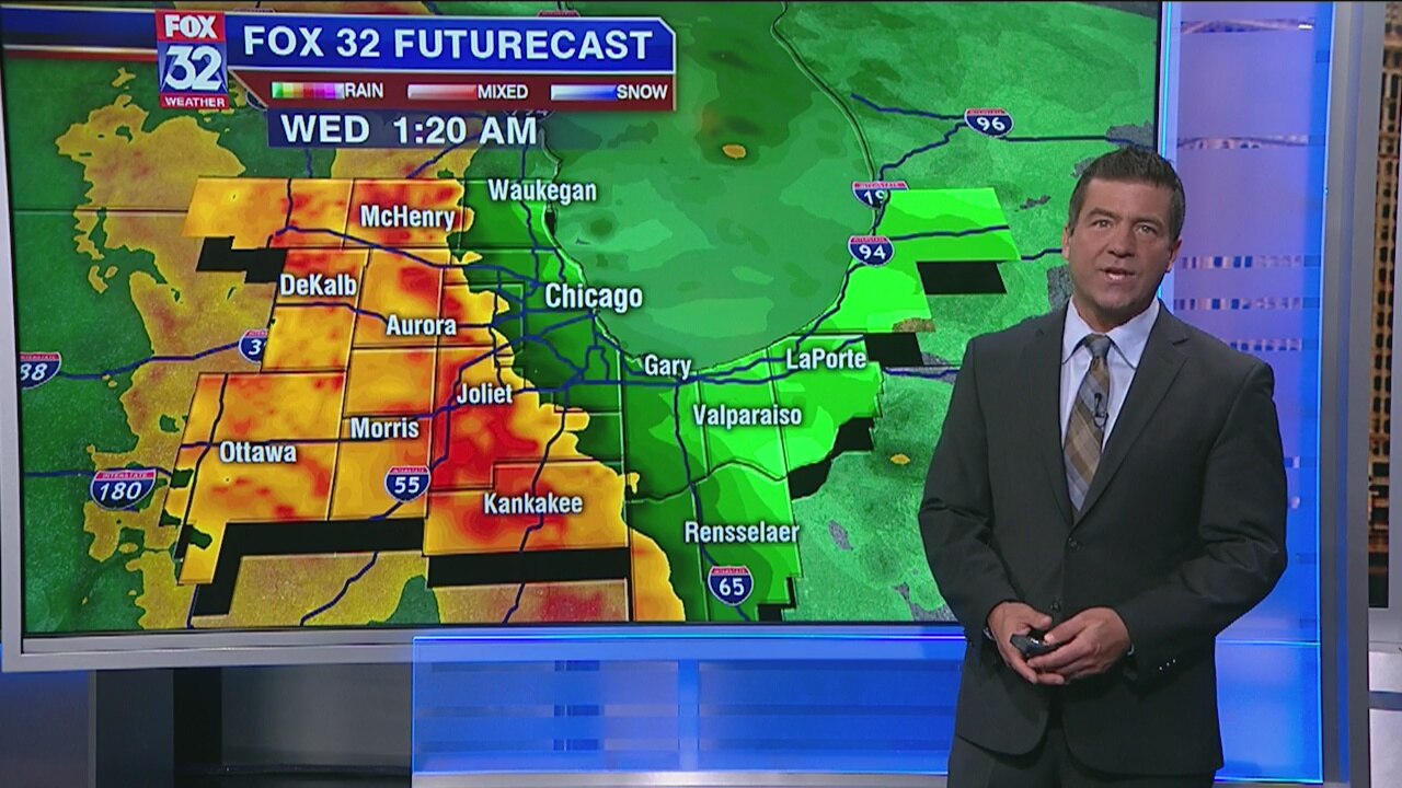 6 p.m. forecast for Chicagoland on May 21st