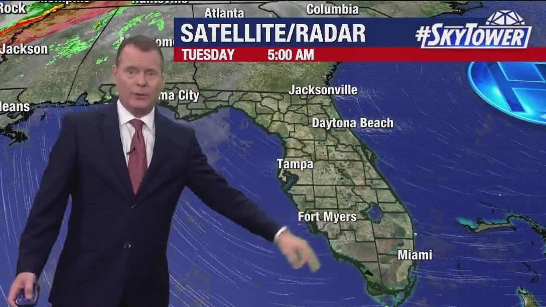 Tuesday morning forecast