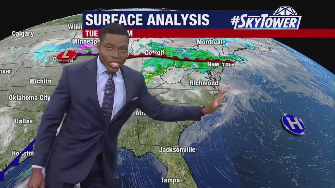 Tuesday afternoon forecast