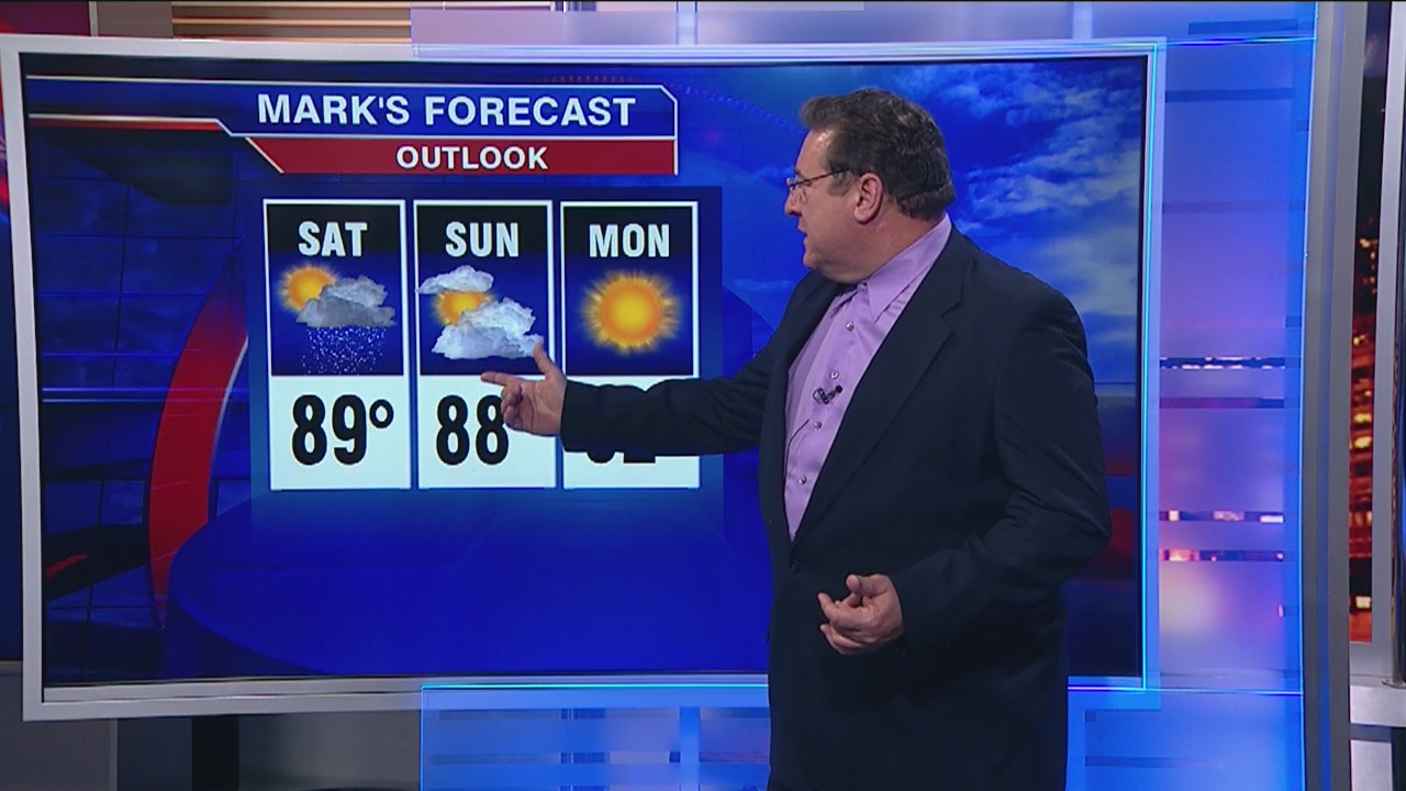 9 p.m. forecast for Chicagoland on July 12th