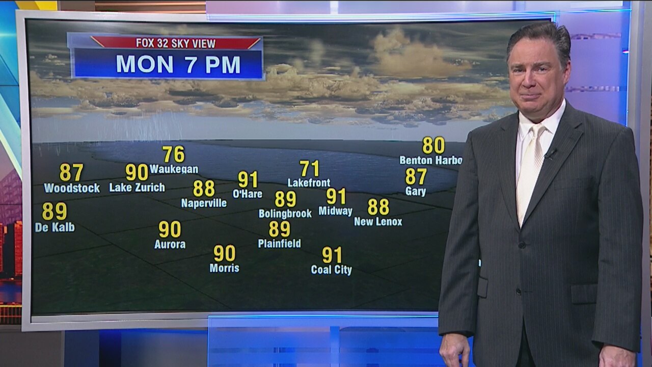 3:30 a.m. forecast for Chicagoland on July 1st