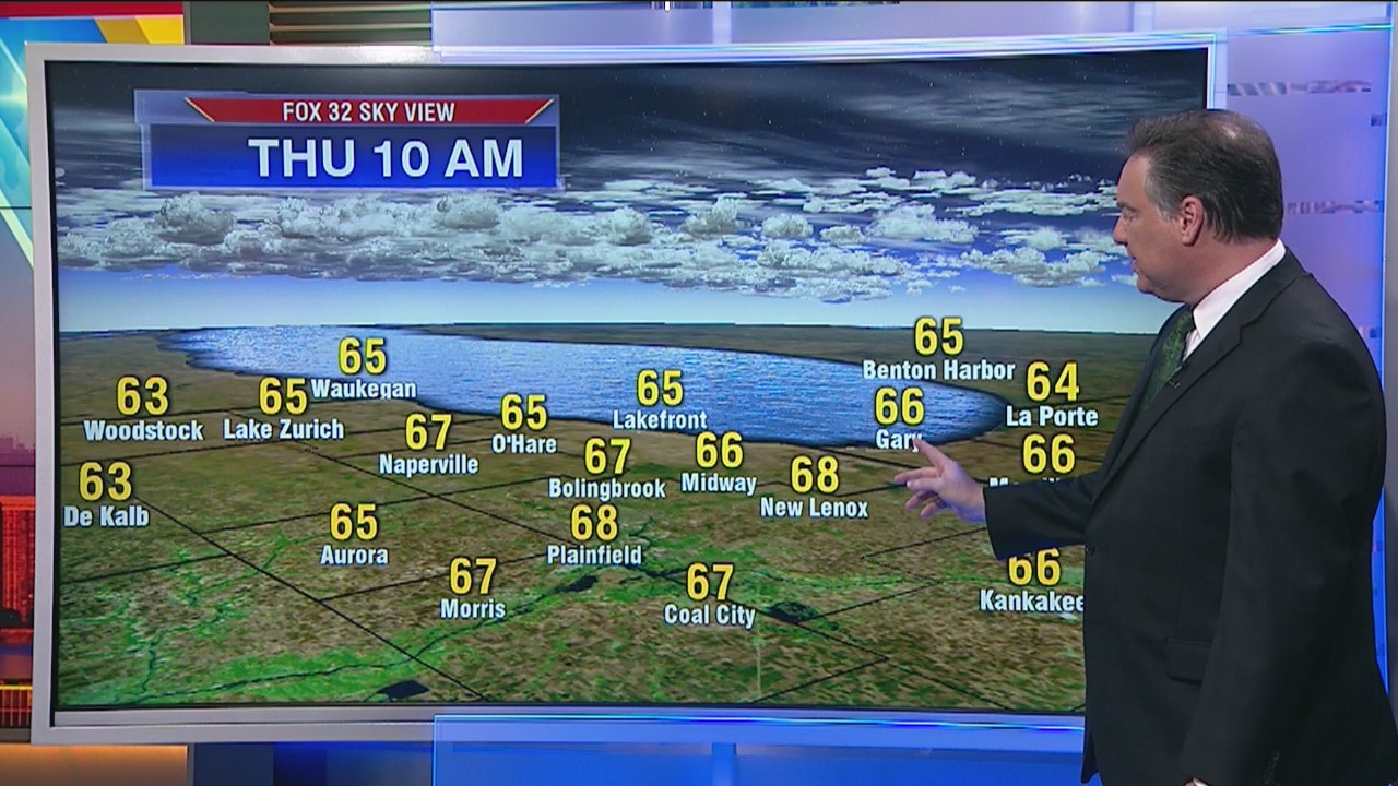 3:30 a.m. forecast for Chicagoland on September 5th