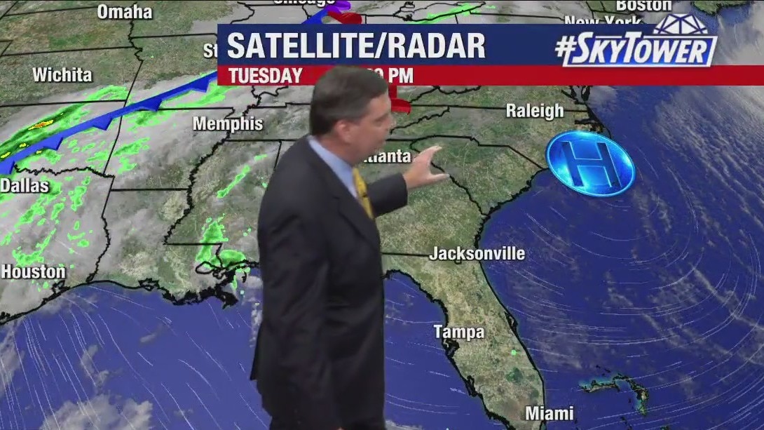 Tuesday afternoon forecast
