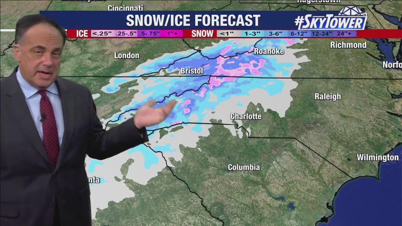 Friday evening forecast