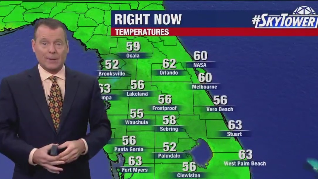 Monday morning forecast