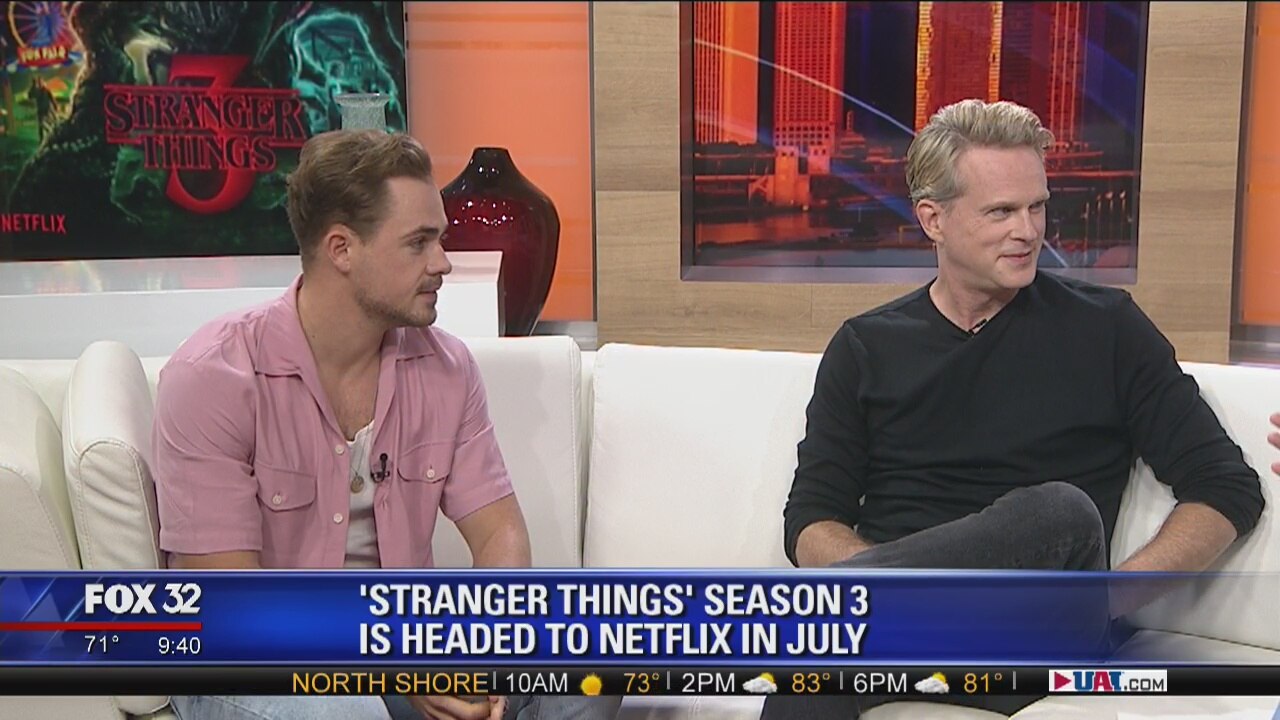 Dacre Montgomery, Cary Elwes talk Season 3 of 'Stranger Things'
