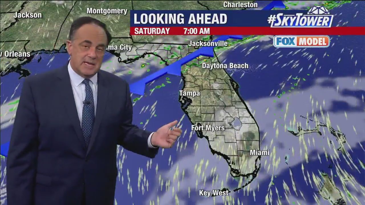 Friday evening forecast